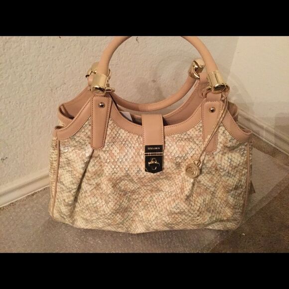 New Brahmin Elisa Beige Hartford Leather  bag - Picture 4 of 14